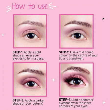 Myglamm Popxo Makeup Collection -12 Eyeshadow Kit-Squad Goals