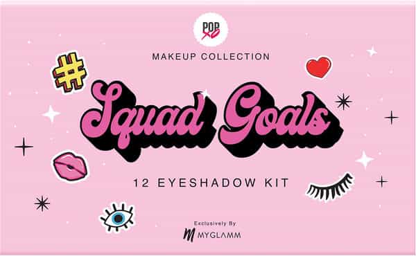 Myglamm Popxo Makeup Collection -12 Eyeshadow Kit-Squad Goals