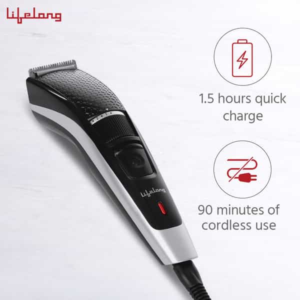 Lifelong Llpcm11 Runtime: 240 Mins Trimmer For Men Black White