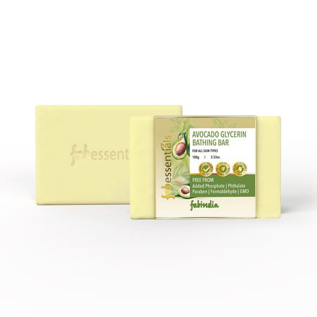 Fabessentials Avocado Glycerin Bathing Bar - 100 Gm