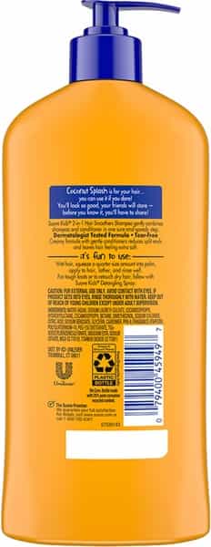 Suave Kids Shampoo 2 In 1 Coconut Smoother - 532Ml