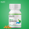 Inlife Prebiotics And Probiotics For Dogs Supplement 60 Capsules Pet Health Supplements (100 Mg)
