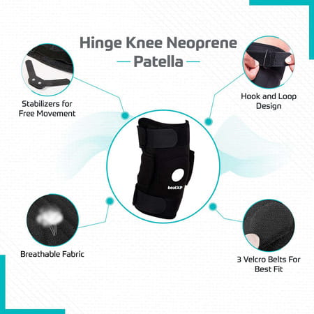 Beatxp By Pristyn Care Knee Patella Support For Men | Sports | Fitness | Training (Single Pair-Xxl)
