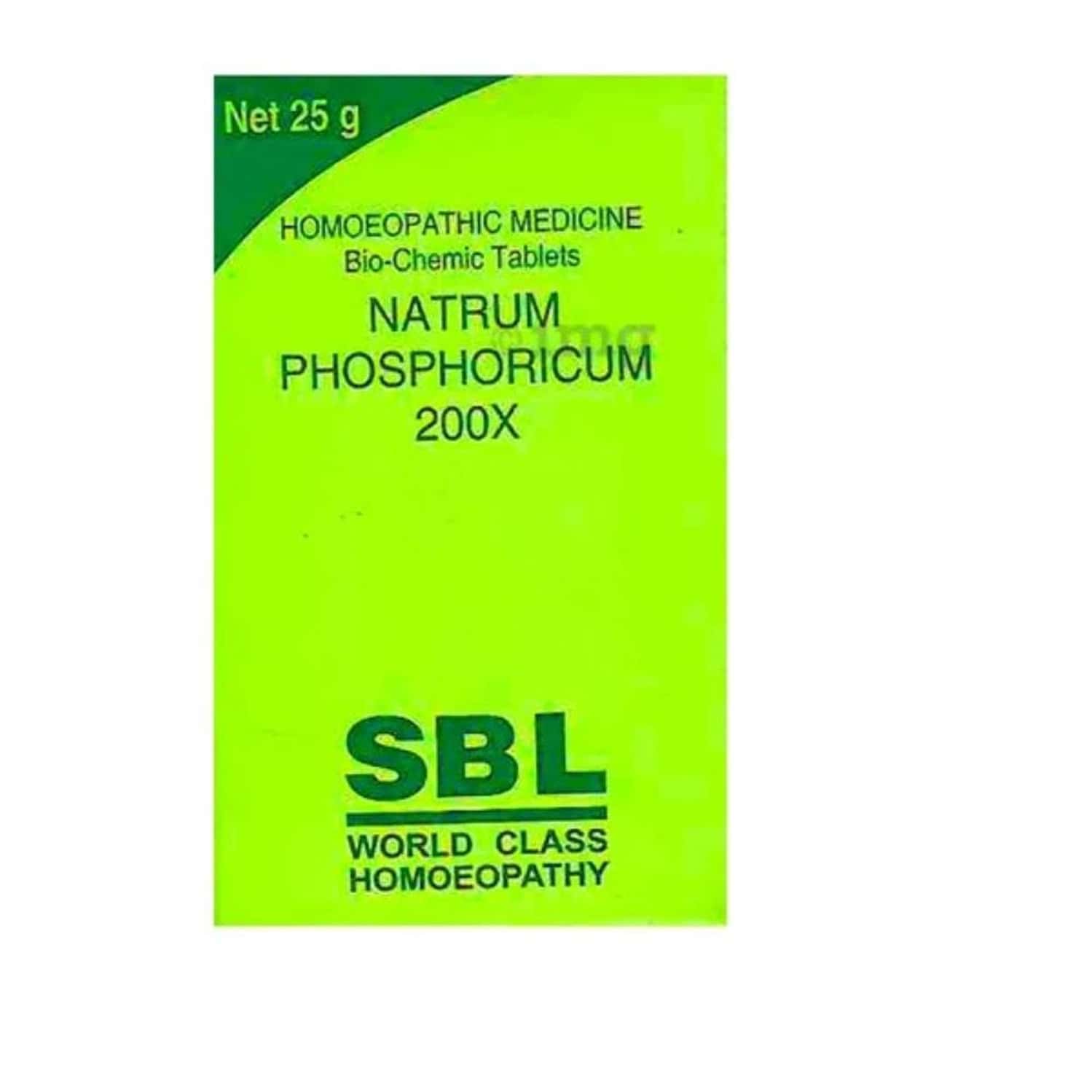 Sbl Natrum Phosphoricum Biochemic Tablet 200x 25 Gm Pack Of 3