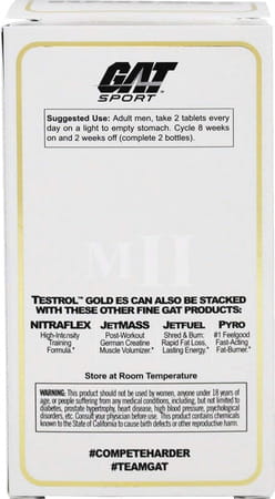 Gat Testrol Gold 60 Ct (228 Gm)