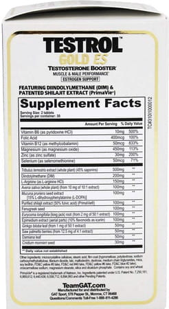 Gat Testrol Gold 60 Ct (228 Gm)