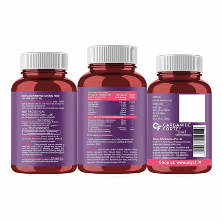 Carbamide Forte Biotin With Sasbania Grandiflora Extract Amla Extract-90 Tablets