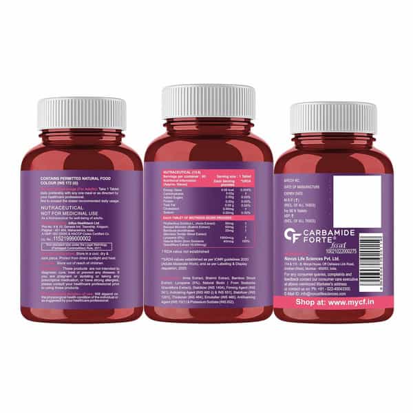 Carbamide Forte Biotin With Sasbania Grandiflora Extract Amla Extract-90 Tablets