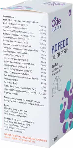 Kofedo Cough Syrup 100 Ml