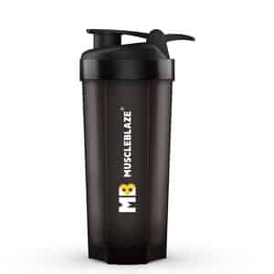 Muscleblaze Phirse Zidd Kar | Shaker Bottle | 100% Leakproof | Bpa-free Blender (black | 650 Ml)