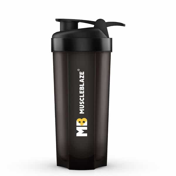 Muscleblaze Phirse Zidd Kar | Shaker Bottle | 100% Leakproof | Bpa-Free Blender (Black | 650 Ml)