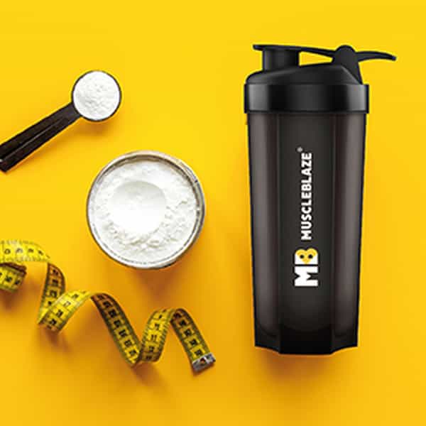Muscleblaze Phirse Zidd Kar | Shaker Bottle | 100% Leakproof | Bpa-Free Blender (Black | 650 Ml)