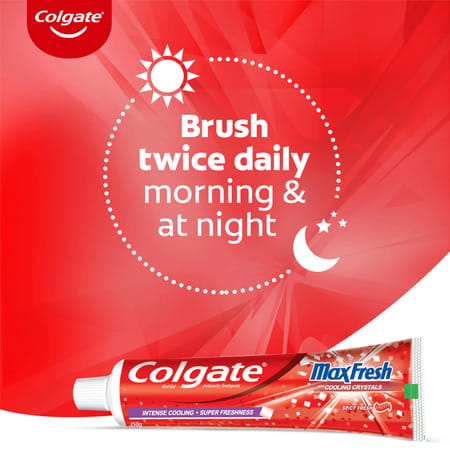 Colgate Maxfresh Toothpaste Red Gel Paste With Menthol - 150gx4(Spicy Fresh)-600g