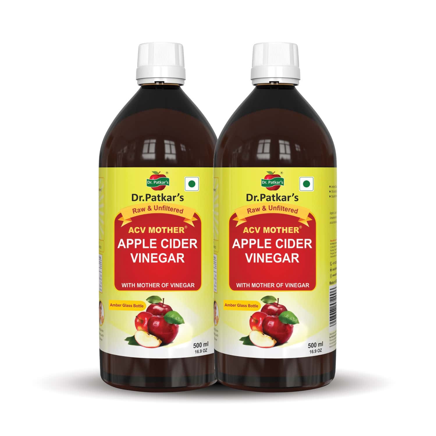 Dr. Patkar's Apple Cider Vinegar With The Mother 1000 Ml