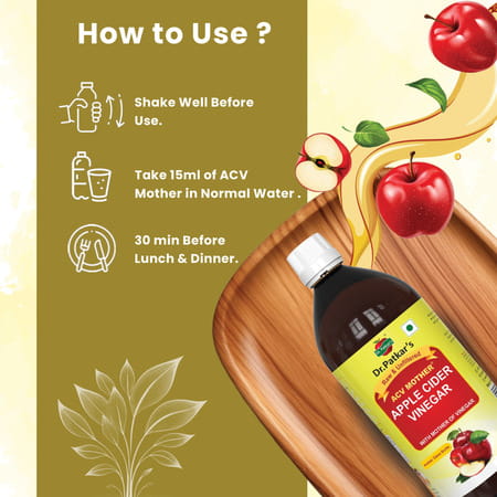 Dr. Patkar'S Apple Cider Vinegar With The Mother 1000 Ml