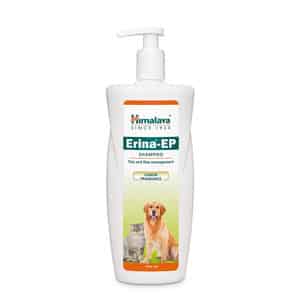 Himalaya Erina Ep Shampoo | Lemon Fragrance | Tick & Flea Control For Dogs & Cats | 450 Ml