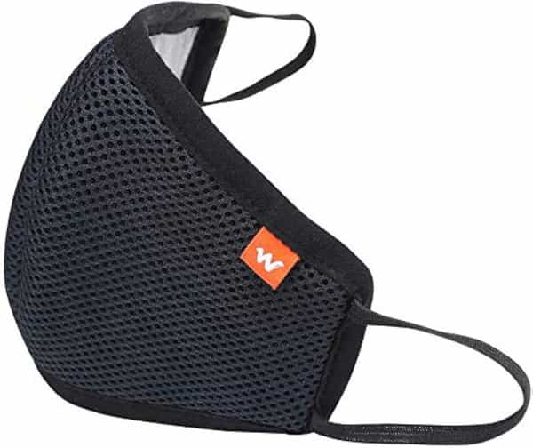 Mask Wildcraft Black L Reusable