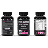 Nutrija Pcos Supplement - Myo Inositol 2000Mg | D-Chiro-Inositol 50Mg - 40:1 Ideal Ratio - 180 Caps