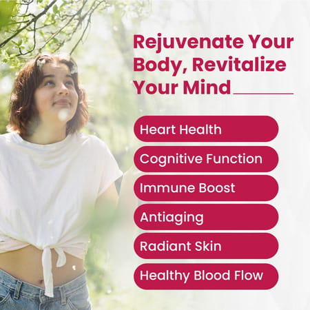 Vlado'S Himalayan Organics 255mg With Grape Seed Extract Supplement | Heart Skin Health | Veg - 60n