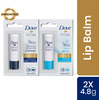 Dove Essential Nourishing Lip Care + Dove Hydro Nourishing Lip Care