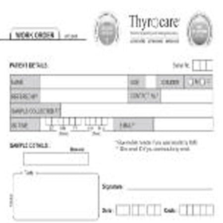 Work Order Format 10 Pcs