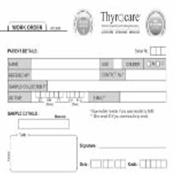 Work Order Format 10 Pcs