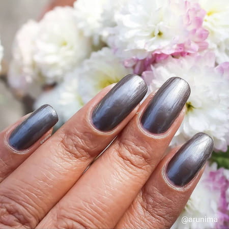 Debelle Gel Nail Polish Combo Set Of 3 Polaris [Dark Metallic Grey], - 24 Ml (8 Ml Each) Rakhi Gifts