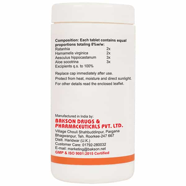 Dr Bakshi's Bakson Homoeopathy Pilgo Tablet 200