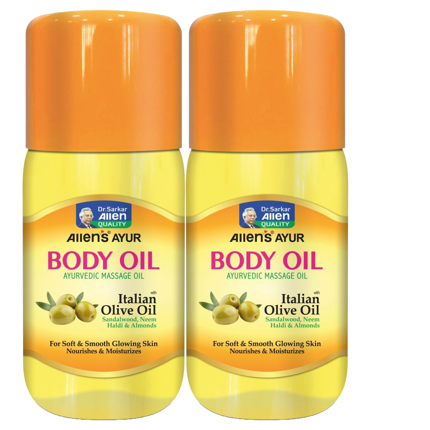 Allen Laboratories Body Oil 450 Ml (pack Of 2)