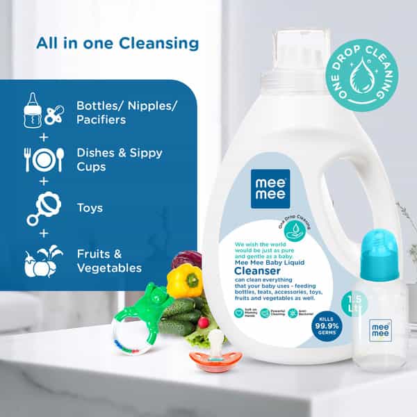 Mee Mee Anti-Bacterial Baby Cleanser 1. 5 Ltr