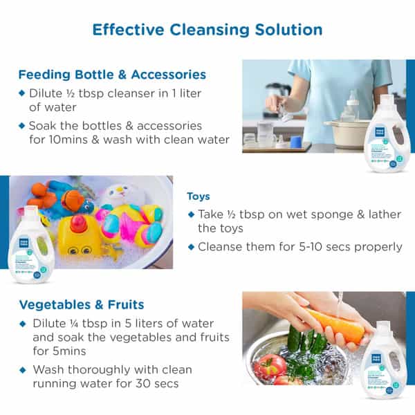 Mee Mee Anti-Bacterial Baby Cleanser 1. 5 Ltr