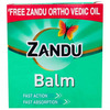 Zandu Balm 50Ml With Free Zandu Ortho Vedic Oil Worth 30Rs