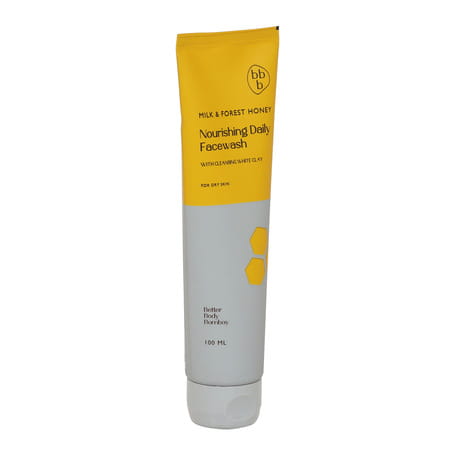 Bbb Better Body Bombay Milk & Forest Honey Nourishing Daily Facewash | Normal To Dry Skin (300ml)