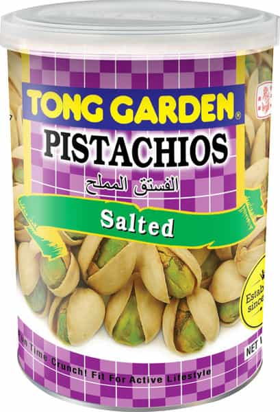 Tong Garden Salted Pistachios 130G Can