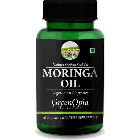 Greenopia Moringa Seed Oil 60 Liquid Filled Vegetarian Capsules