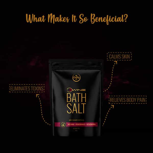 The Beauty Co. D`Wine Bath Salt With Red Wine 50Gm