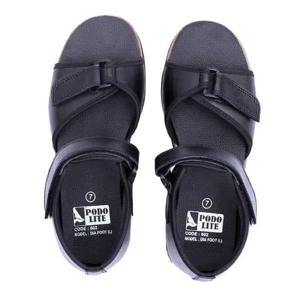 Podolite 602 Diafoot Ladies Black Size 7 Slippers 1