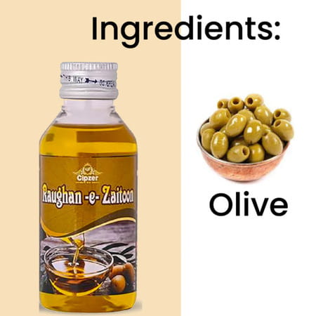 Cipzer Roghan Zaitoon | Enhances Skin Glow & Strengthens Hair Naturally | 50 Ml