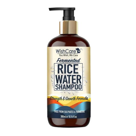 Wishcare Fermented Rice Water Shampoo For Dry & Frizzy Hair - (300ml)