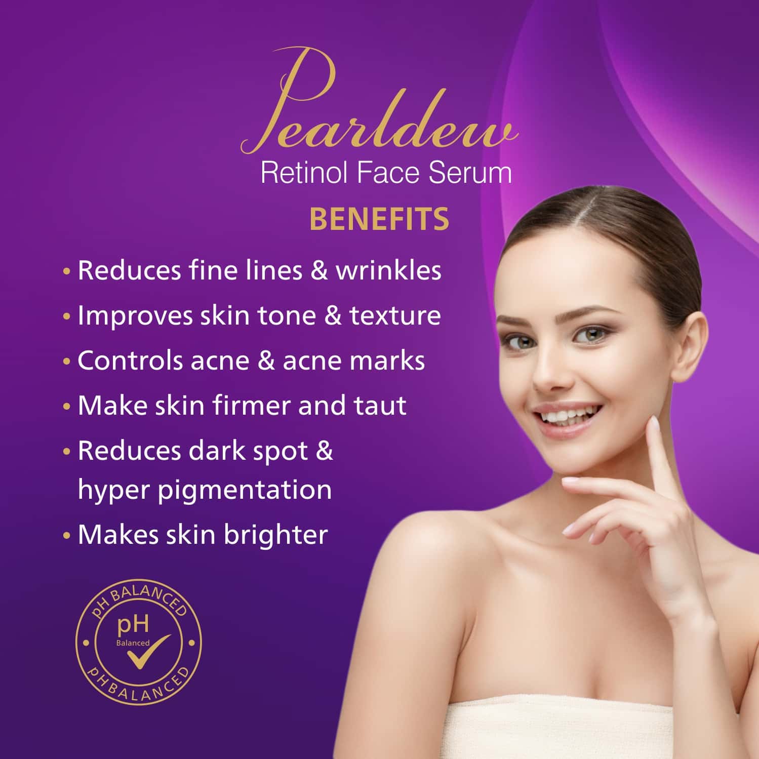 Buy PEARLDEW RETINOL FACE SERUM 50 ML ENRICHED WITH RETINOL & ALOE