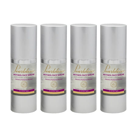 Pearldew Retinol Face Serum 50 Ml | Enriched With Retinol & Aloe | Paraben Free (Pack Of 4)