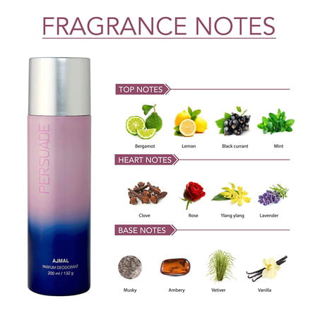 Ajmal 2 Persuade For Men & Women & 1 Wisal Dhahab For Men Deodorants Each 200ml Combo Pack Of 3