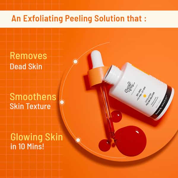 Chemist At Play 26% Aha + 4% Pha + 2% Bha Peeling Solution | Weekly Exfoliating Face Peel 30Ml