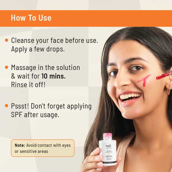Chemist At Play 26% Aha + 4% Pha + 2% Bha Peeling Solution | Weekly Exfoliating Face Peel 30Ml