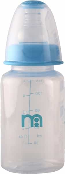 Mothercare Narrow Neck Bottle - Blue - 150Ml