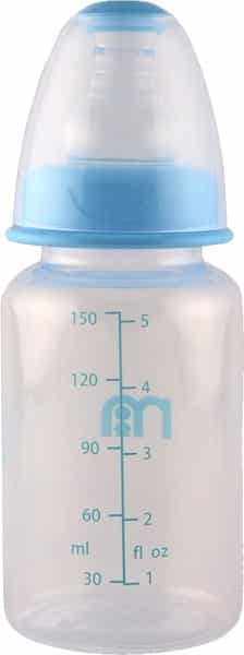 Mothercare Narrow Neck Bottle - Blue - 150Ml