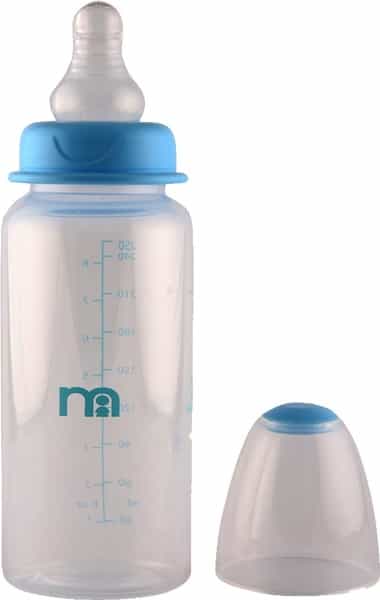 Mothercare Narrow Neck Bottle - Blue - 150Ml