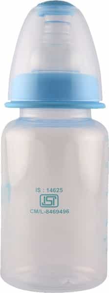 Mothercare Narrow Neck Bottle - Blue - 150Ml