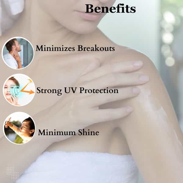 Dermistry Ultra Matte Finish Oil Free Sunscreen Spf 50 Water Based For Oily Dry Combination Skin