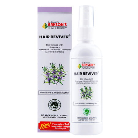 Baksons Homoeopathy Hair Reviver 100 Ml